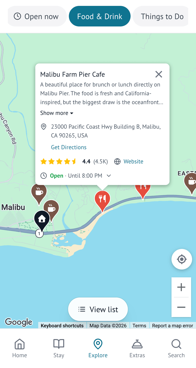 Explore — Your recommendations, places and maps.